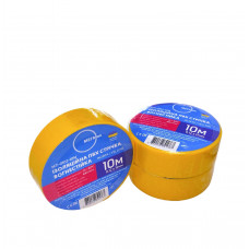 Изоляционная ПВХ лента МЕГАтек 10 метров желтая 0,12*19 огнестойкая МТИ-0103-1014