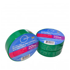Изоляционная ПВХ лента МЕГАтек 20 метров зеленая 0,12*19 огнестойкая МТИ-0103-2026