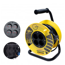 Удлинитель на катушке МЕГАтек 20м (2*1,5) ПВС МТП-0108-1003