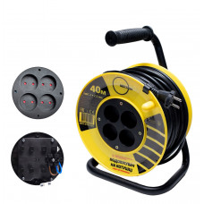 Удлинитель на катушке МЕГАтек 40м (2*2,5) ПВС МТП-0108-1011