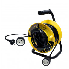 Удлинитель на катушке с выносной розеткой МЕГАтек 25м (2*1,5) ПВС МТП-0108-1013