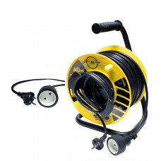 Удлинитель на катушке с выносной розеткой МЕГАтек 40м (2*1,5) ПВС МТП-0108-1015