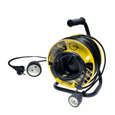 Удлинитель на катушке с выносной розеткой МЕГАтек 50м (2*1,5) ПВС МТП-0108-1016