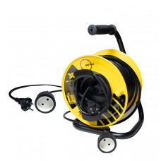 Удлинитель на катушке с выносной розеткой МЕГАтек 30м (2*2,5) ПВС МТП-0108-1018