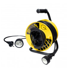 Удлинитель на катушке с выносной розеткой МЕГАтек 40м (2*2,5) ПВС МТП-0108-1019