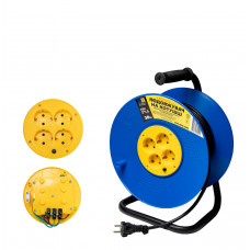 Удлинитель на катушке с выключателем от перенапряжения МЕГАтек с/с 30м (3*1,5) ПВС МТП-0108-2006