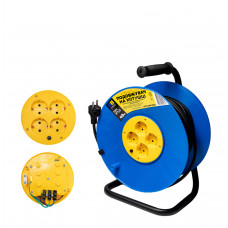 Удлинитель на катушке с выключателем от перенапряжения МЕГАтек с/с 40м (3*1,5) ПВС МТП-0108-2007