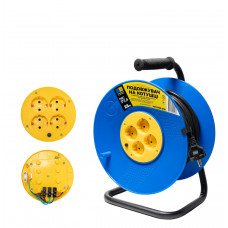 Удлинитель на катушке с выключателем от перенапряжения МЕГАтек с/с 25м (3*2,5) ПВС МТП-0108-2010