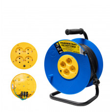 Удлинитель на катушке с выключателем от перенапряжения МЕГАтек с/с 40м (3*2,5) ПВС МТП-0108-2012