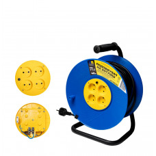 Удлинитель на катушке с выключателем от перенапряжения МЕГАтек 40м (2*2,5) ПВС МТП-0108-2027