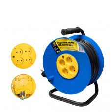 Удлинитель на катушке с выключателем от перенапряжения МЕГАтек без с/с 70м (2*1,5) ПВС МТП-0108-2029