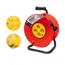 Удлинитель на катушке с выключателем от перенапряжения МЕГАтек без с/с 30м (2*2,5) КГ МТП-0108-2034