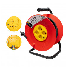 Удлинитель на катушке с выключателем от перенапряжения МЕГАтек без с/с 40м (2*2,5) КГ МТП-0108-2035