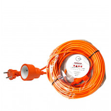 Удлинитель одноместный оранжевый МЕГАтек 50м ПВС (2*1,5) МТП-0110-1051