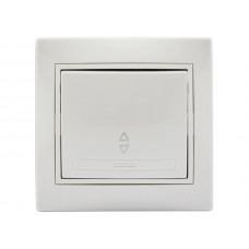 Выключатель проходной LEZARD Mira белый