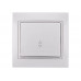 Выключатель проходной LEZARD Mira белый