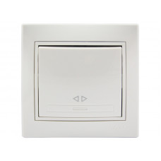 Выключатель промежуточный LEZARD Mira белый