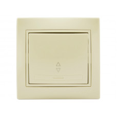 Выключатель проходной LEZARD Mira крем