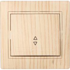 Выключатель проходной LEZARD Mira дуб отбеленный матовый