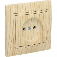 Розетка б/вст LEZARD Mira дуб отбеленный матовый