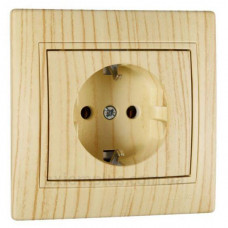 Розетка з/з LEZARD Mira дуб вибілений матовий