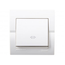 Выключатель промежуточный LEZARD Deriy белый