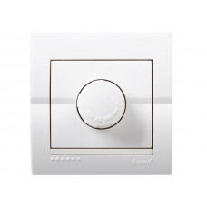 Диммер, светорегулятор яркости света, диммер 800 Вт, внутренний LEZARD Deriy белый