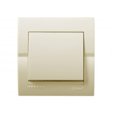 Выключатель LEZARD Deriy крем