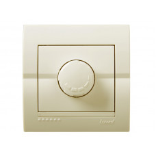 Диммер, светорегулятор яркости света, диммер 500 Вт, внутренний с фильтром LEZARD Deriy крем