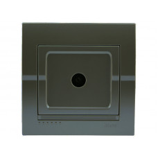 Розетка ТВ прохідна LEZARD Deriy графіт