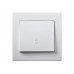Выключатель проходной LEZARD Rain белый (без рамки)