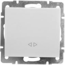 Выключатель промежуточный LEZARD Rain белый (без рамки)