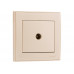 Розетка TV оконечная LEZARD Rain жемчужно-белый перламутр (без рамки)