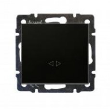 Выключатель промежуточный LEZARD Rain антрацит (без рамки)