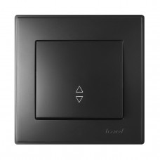 Выключатель проходной LEZARD Lesya антрацит