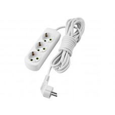 Удлинитель c заземлением 3 входа 3 метра Lezard LETITIA