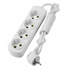 Удлинитель б/з 4 входа 2 метра LEZARD LETITIA