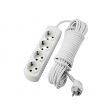 Удлинитель c заземлением 4 входа 5 метров Lezard LETITIA