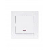 Выключатель с подсветкой LEZARD VESNA белый (10шт/120шт) (без рамки)