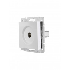 Розетка ТВ прохідна LEZARD VESNA біла (10 шт./120 шт.) (без рамки)