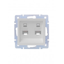 Розетка компьютерная 2-я LEZARD VESNA белая (10шт/120шт)