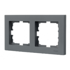 Рамка 2-а горизонтальная Шеффилд Грей LEZARD VESNA