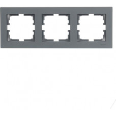 Рамка 3-а горизонтальная Шеффилд Грей LEZARD VESNA