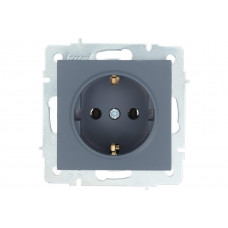 Розетка с/з Шеффилд Грей LEZARD VESNA