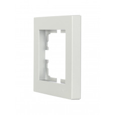 Рамка одинарная LEZARD VESNA серая (10шт/120шт) (без рамки)