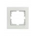 Рамка одинарная LEZARD VESNA серая (10шт/120шт) (без рамки)