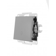 Кнопка звонка LEZARD VESNA серая (10шт/120шт)