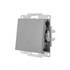 Выключатель промежуточный LEZARD VESNA серый (10шт/120шт) (без рамки)