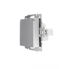 Розетка с/з с крышкой ПБТ LEZARD VESNA серая (10шт/120шт) (без рамки)