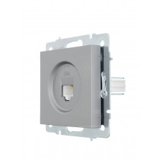 Розетка компьютерная LEZARD VESNA серая (10шт/120шт) (без рамки)